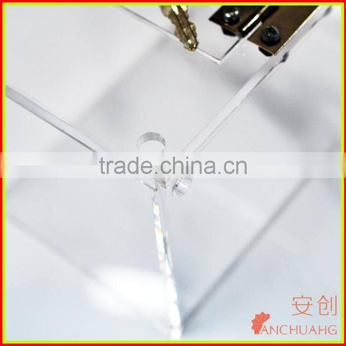 Wholesale Acrylic donation box/vote box with lock