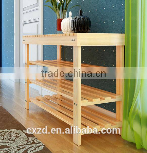 high quality modern wooden shoe rack