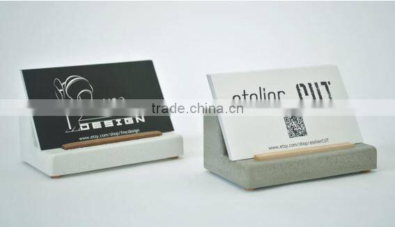 Handmade item Concrete name card holder photo stand