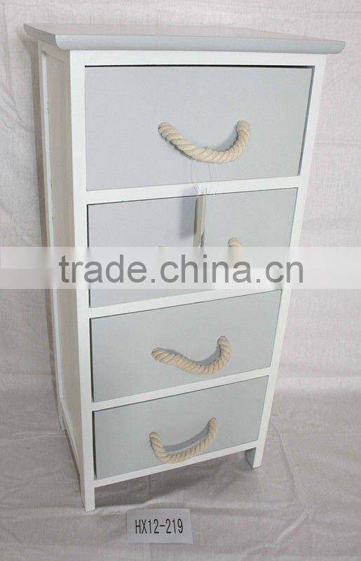 Novelty Wooden Storage Chest With 3 Organized Drawers
