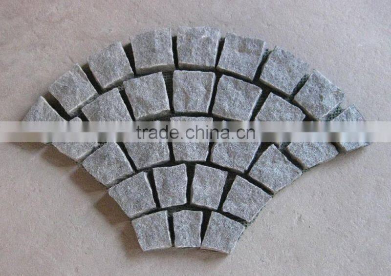Fanned Paving Stone Cheap Driveway Paving Stone Fan Shape Granite Paving Stone