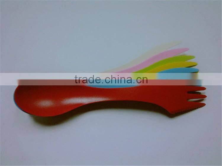 Useful functional plastic fork and spoon set/plastic spoon and fork
