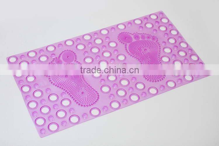 Manufacturer anti bacteria round anti slip pvc bath mat