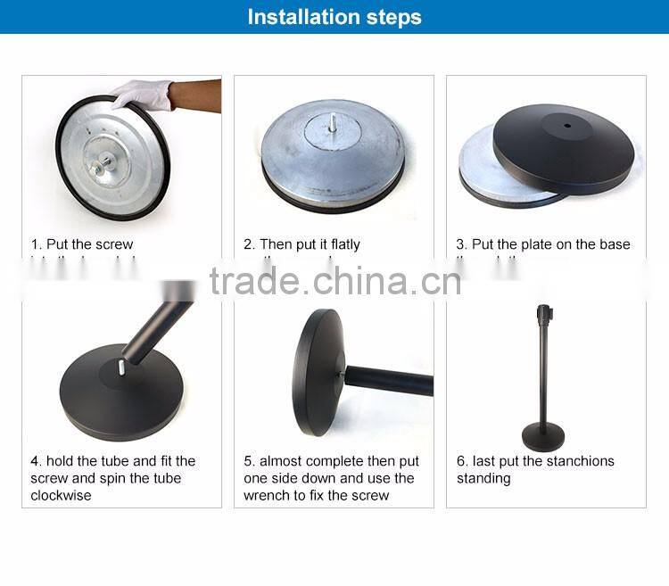 Retractable Belt Queue Control Bank Barrier
