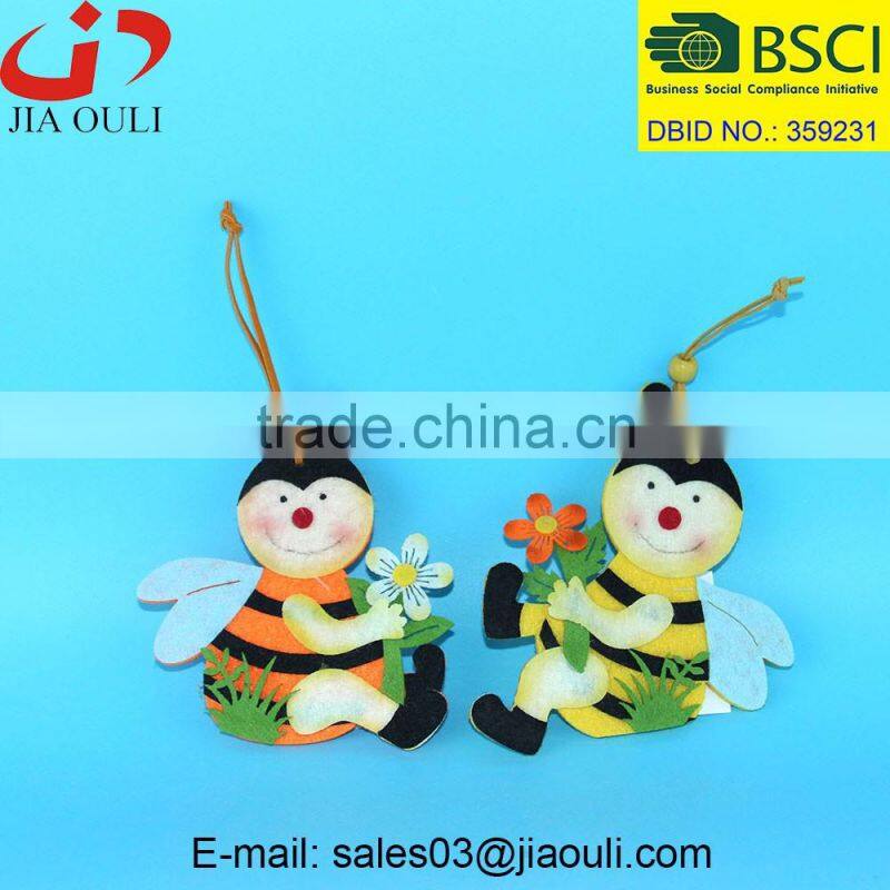 BSCI Audit factory non woven fabric gift basket easter decoration planter pot