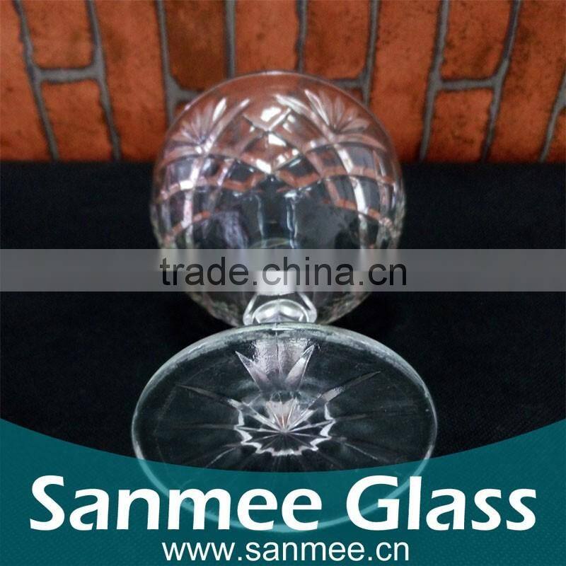 China Manufacture Wholesale Wine Black Glass Goblet