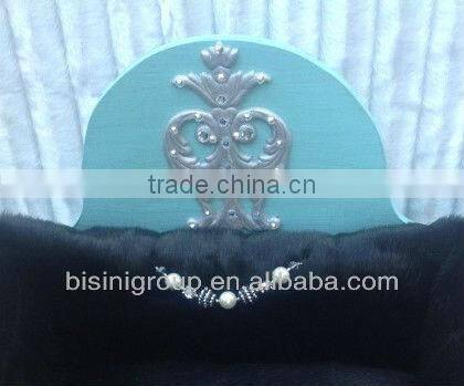 Luxury dreams of hollywood pet bed in tiffany blue/pink, made by soild woon for dog or cat (BG800013)