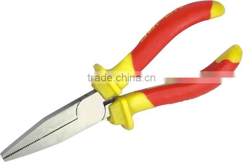 European type double color PVC handle end-cutting pliers