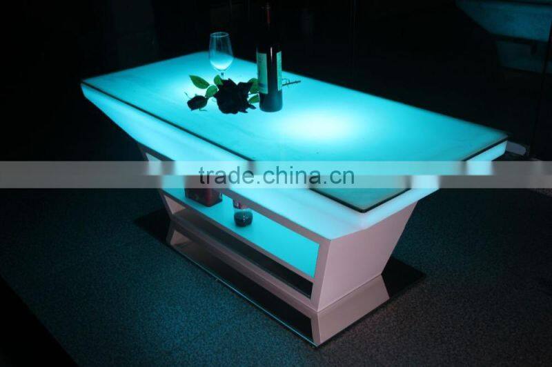 lighting led wedding party counter, led luminous nightclub furniture