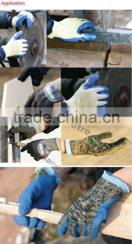 NMSAFETY slip resistant gloves mechanical work gloves cut proof gloves