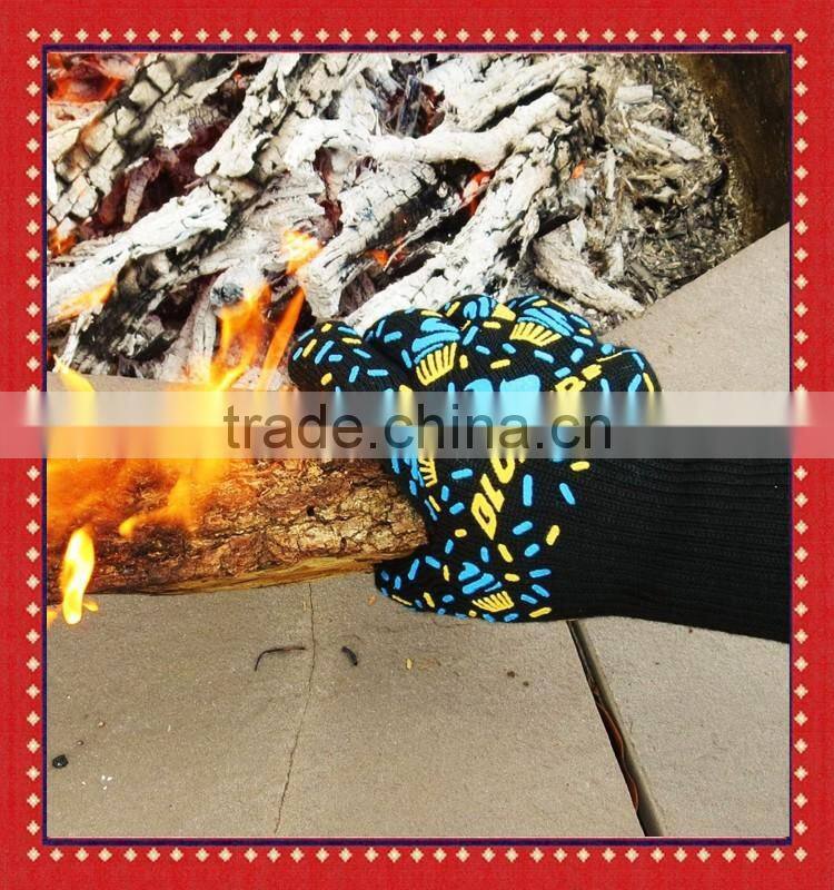 Forearm Protection BBQ Gloves Great For Kitchen, Grill, Fireplace Accessories