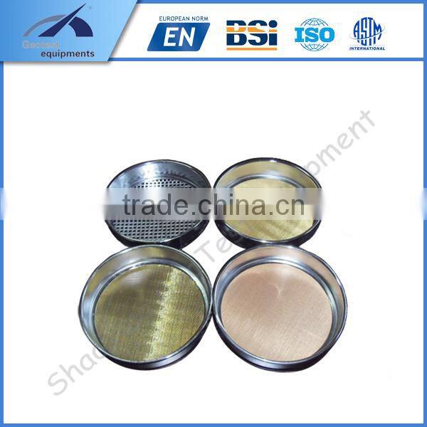 Stainless Steel Standard sand Test Sieve/Gold Testing Machine