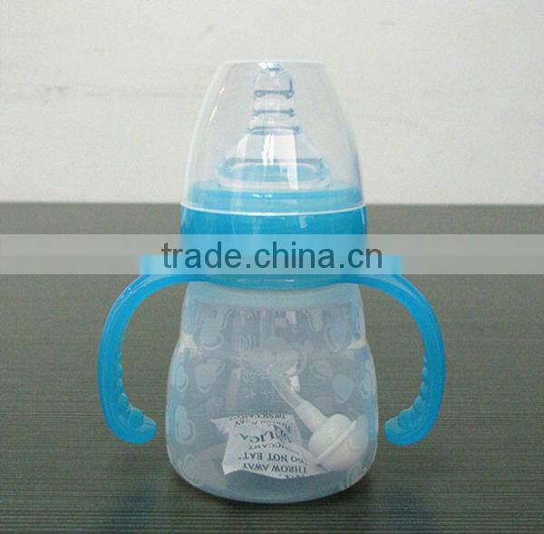 cute baby feeding silicone bottle water bottle 240ml