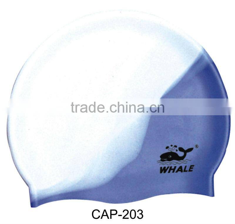 Embosses swim cap,Multi color design swimming cap(CAP-200)