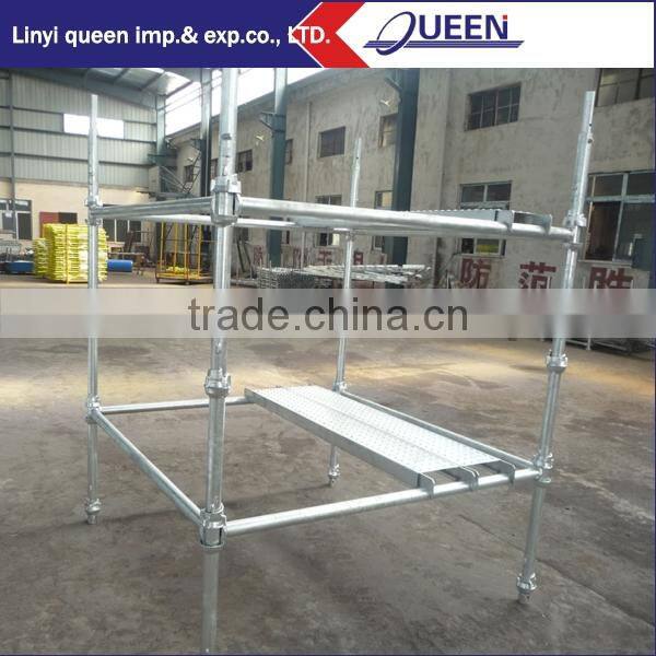 Standard Zinc-Plated Cuplock Scaffolding System for Saudi Arabia