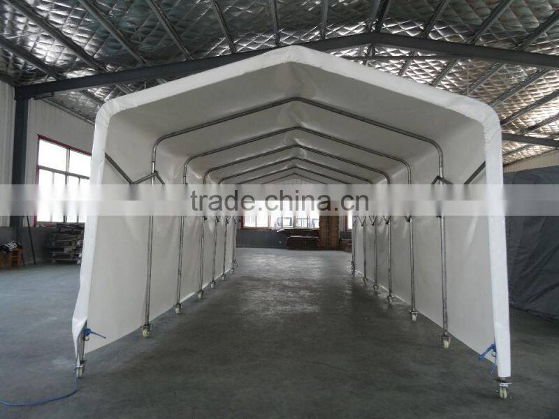 Retractable Car Shelter , Push and pull foldable Vehicle tent, Movable Car Garage