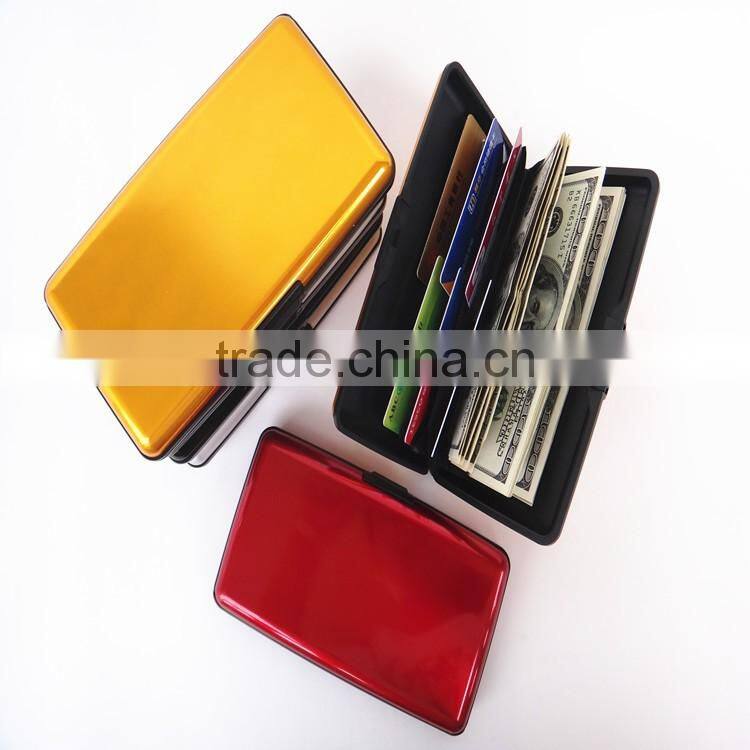 RFID Security Large Aluminum Wallet/Long Credit Card&Cash Holder