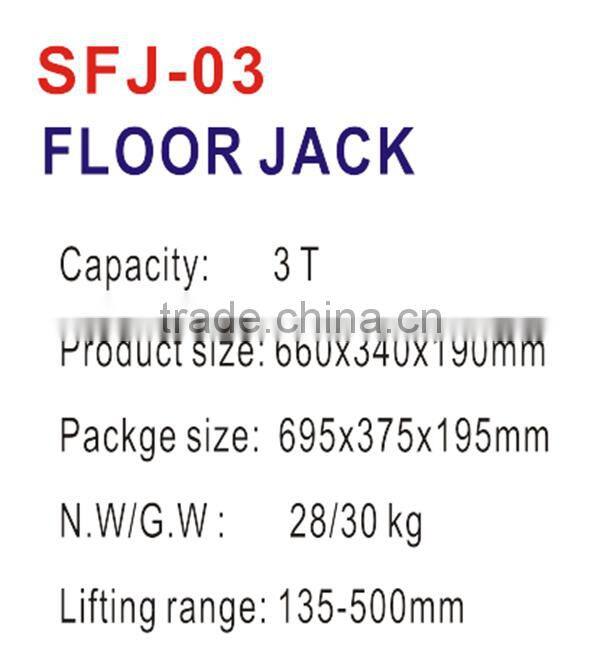 660x340x190mm Steel Good Hydraulic Jacks--SFJ-03