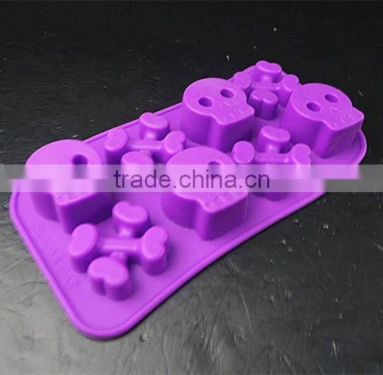 10116human skeleton halloween silicone mould