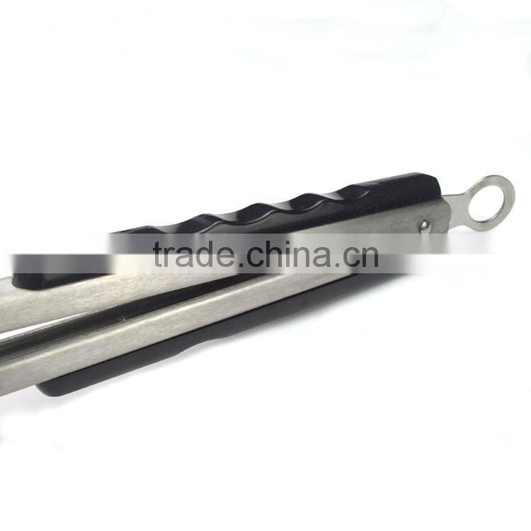 BBQ large food tongs with LED light