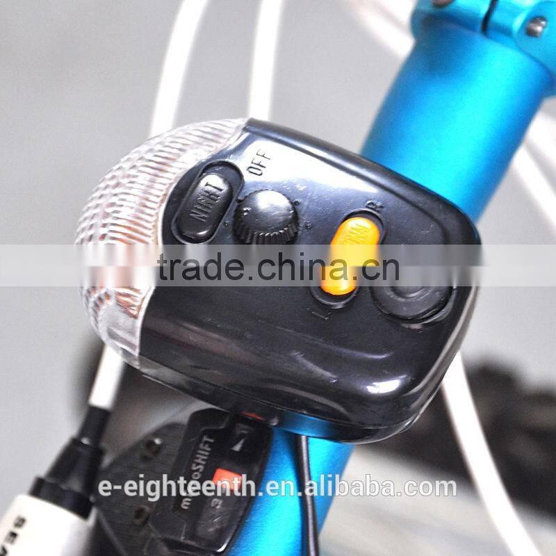 3 In1 Bike Bicycle 7 LED Turn Tail Rear Signal Brake Light Lamp 8 Tune Horn