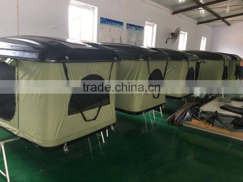 2017 Top rated 4Wd Sunday campers hard shell roof top tent