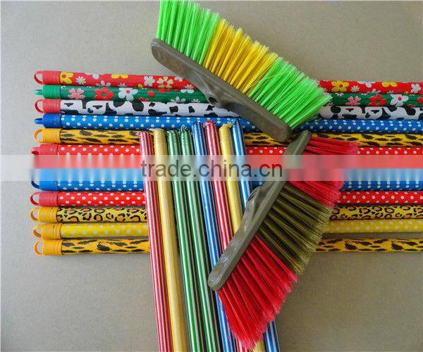 Wooden Mop Stick Handle PVC Coaed