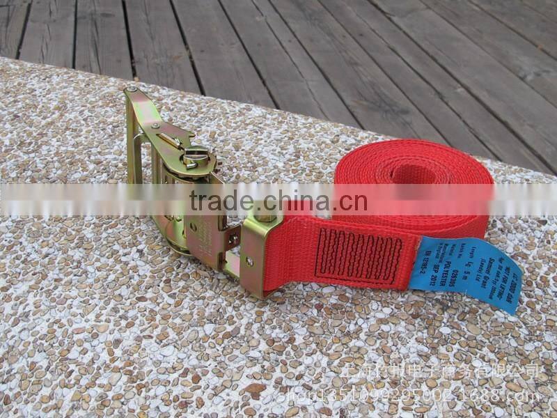 Cargo lifting equipment polyester strapping truck tie down straps