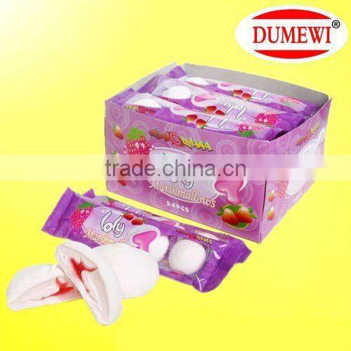 Fruit Jam Filled Mini Natural Marshmallow