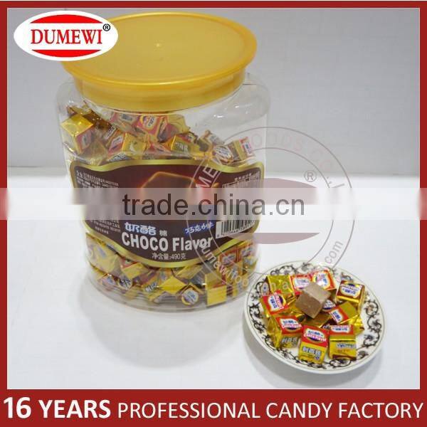 Chocolate Pressed Sweet Candy Cube