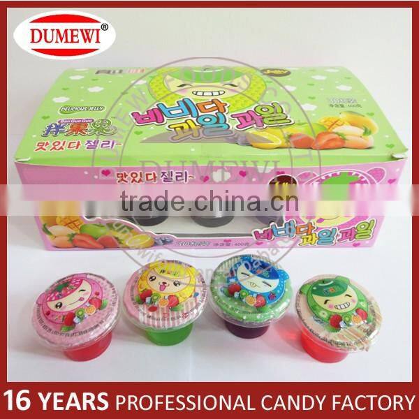 20gr Assorted Flavours Pudding Candy Mini Cup Jelly