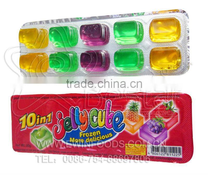 Colorful Fruit Flavor Jelly Cup