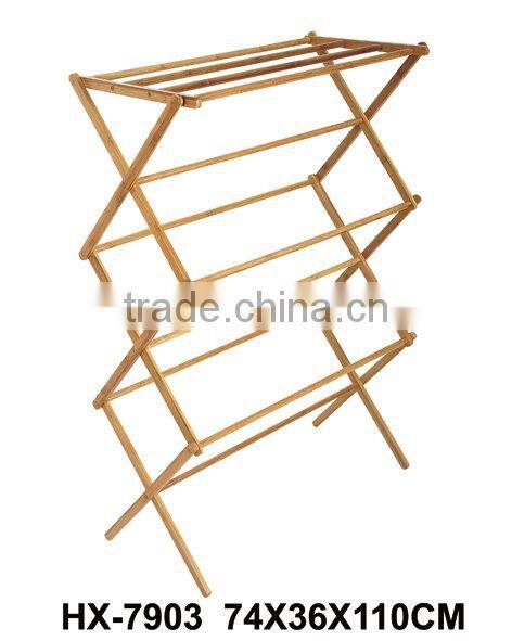bamboo bathroom multifunctional rack ,foldable rack