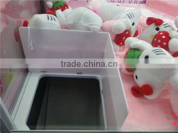 Hot Sale / DF-G 026 Pink Color Tomcat Commercial Coin Operated Toy Claw Crane Game Machine