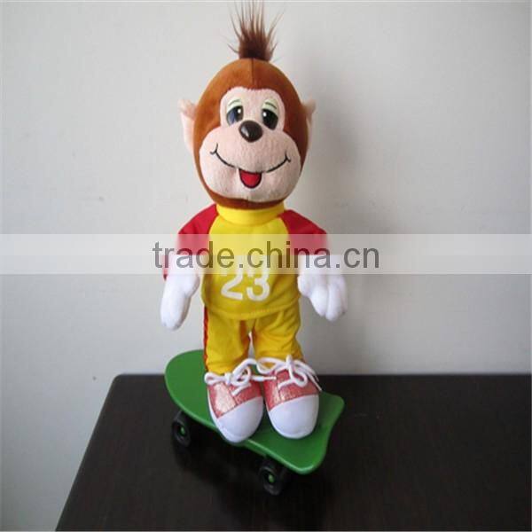 Stuffed castor toys plush beaver recordable sound module for plush toy