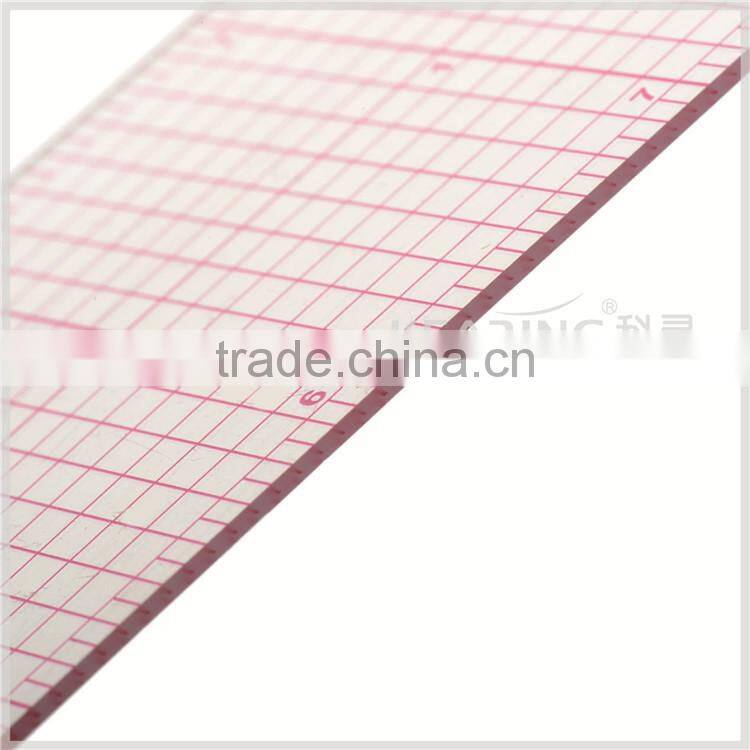 Kearing 1.2mm thickness Fashion Design Rulers Plastic Garment Ruler for Patchwork #B70