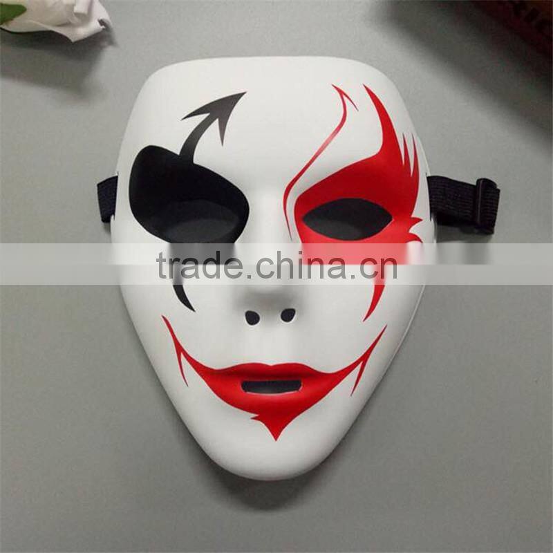 New arrivel Fashion Party mask unique funny halloween ghost mask Hand-painted hip-hop mask