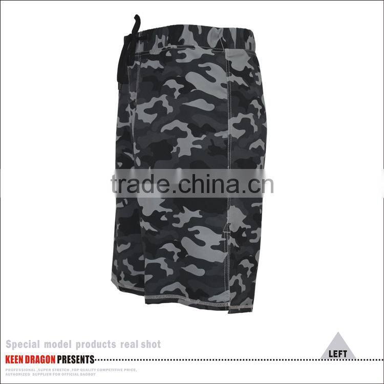 High Quality Classic Camo Knit Custom Printed Spandex beach Shorts