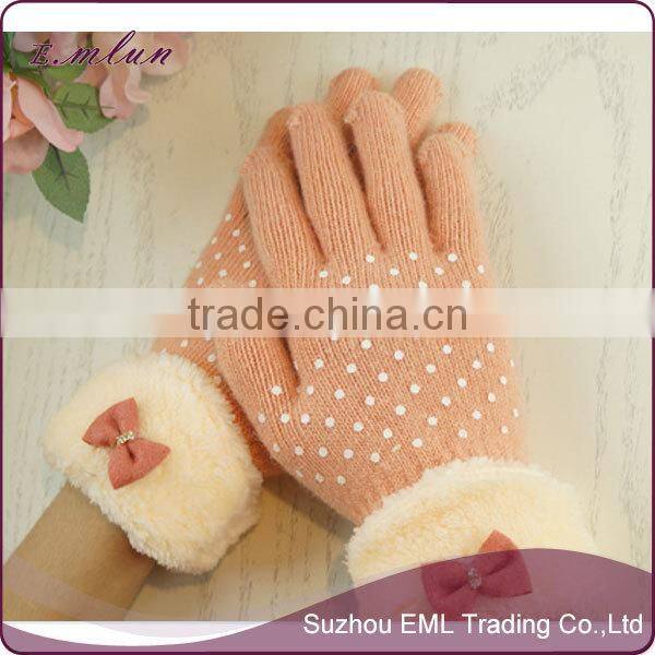 Fashion wholesale funny winter glove girls