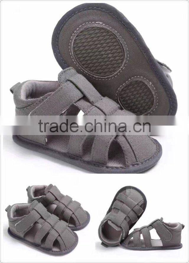 2017 Cheap Fashion Blue baby walker shoes baby boys shoes Gray Children first walker Toddler summer sandals