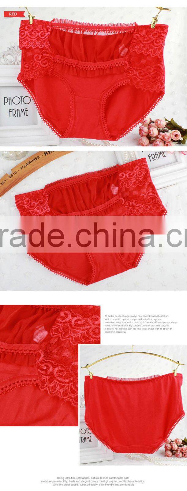 Cute girl's panties regenerated fiber spandex underwear light blue lace sexy ladies panty little girls underwear models