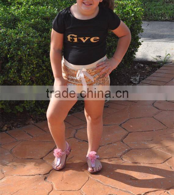 2017 new style baby sequin shorts pink sequin baby shorts wholesale
