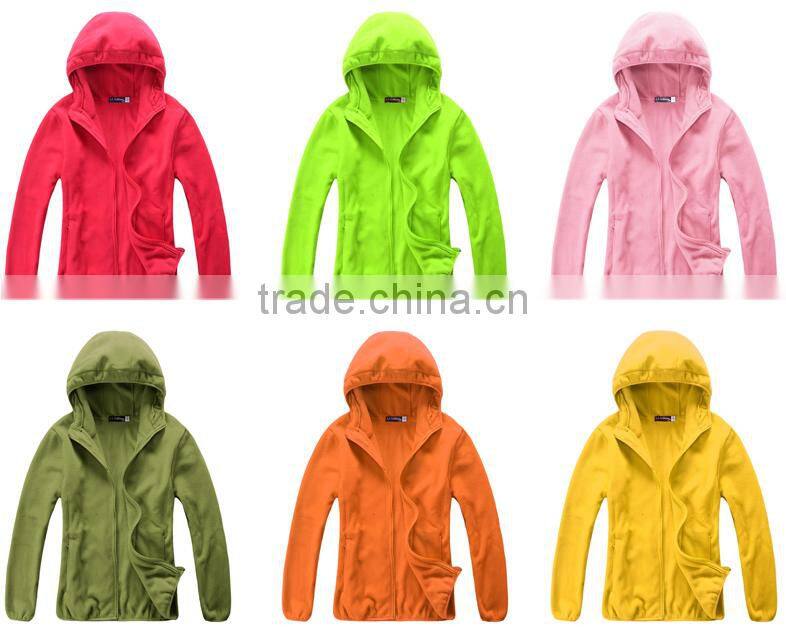 Customize Blank unisex Slim Fit fleece jacket wholesale polar fleece jacket with your own design logo