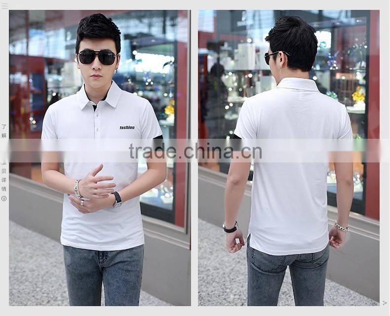 High grade quality 100 cotton custom brand polo tshirt