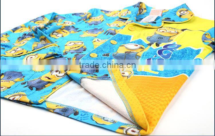 2015 fashion latest design children blue coat style