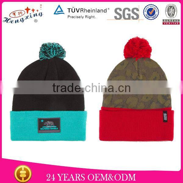 Two Color Beanie/Custom Blank Beanie/Beanie Cap And Hat
