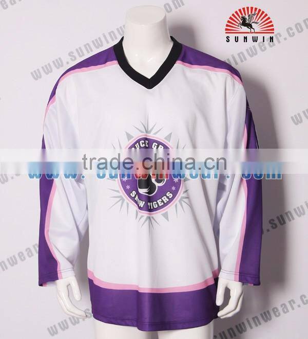 custom training ice hockey jersey