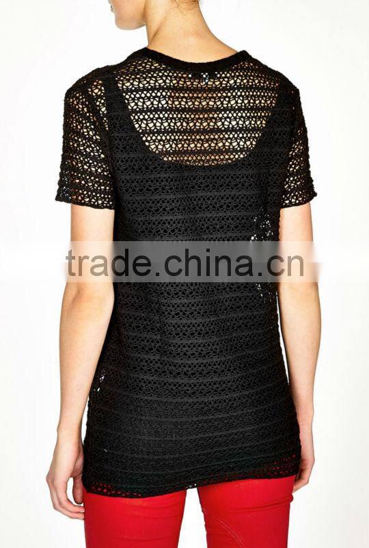 romanas blank black t shirt organic cotton t shirts wholesale mesh t shirt women