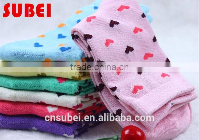 colorful cotton week socks