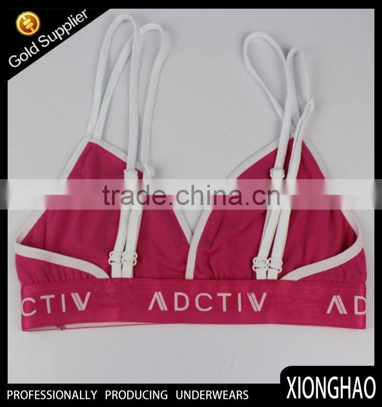 Professionally OEM Sexy cotton sport underwear with customer's name brand
